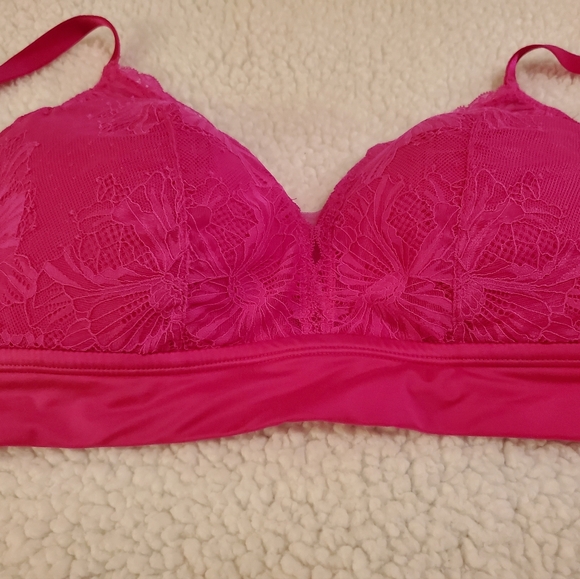 Auden size 1x hot pink bathing suit bra. - Picture 2 of 5